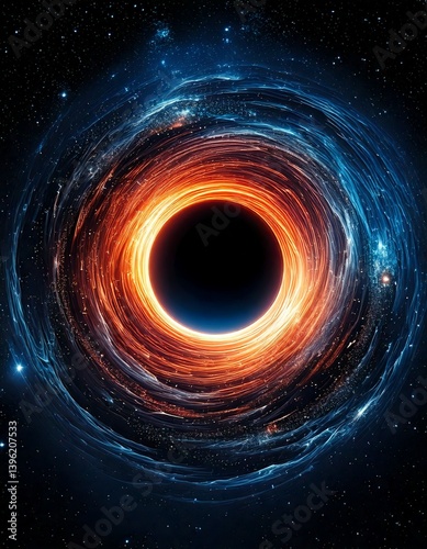 Obraz na płótnie black hole w salonie
