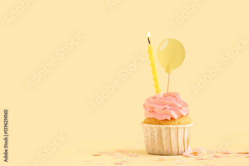 Sweet Birthday cupcake with...