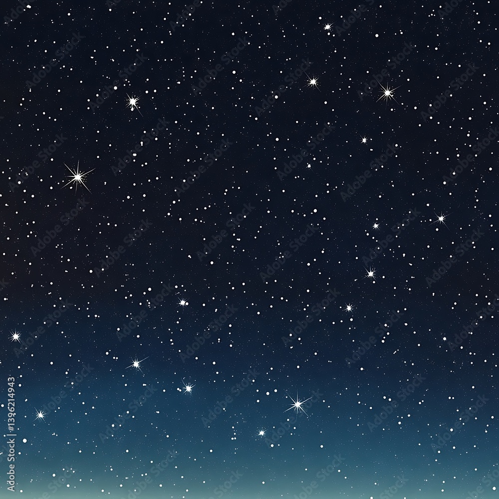 Fototapeta premium Starry Night Sky Background