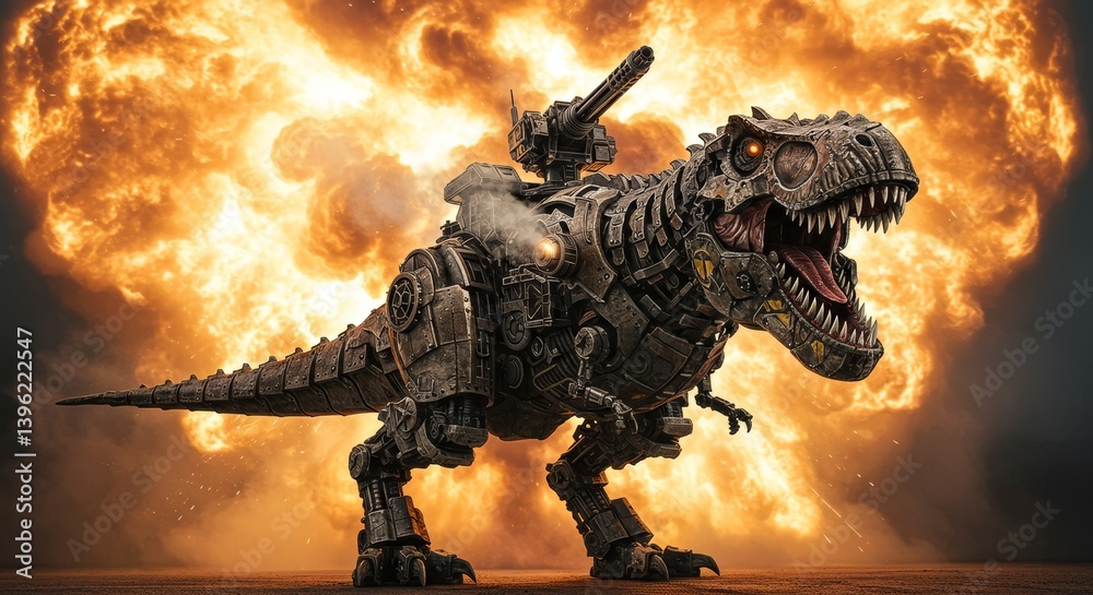 robot t-rex robot t-rex