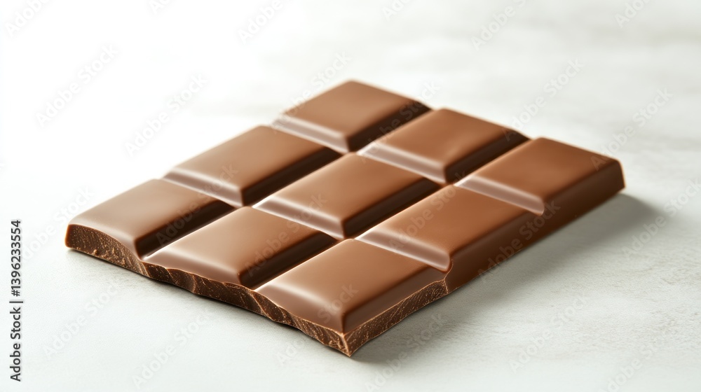 Obraz premium Tempting Chocolate Bar with Smooth Texture and Rich Flavor Perfect for Culinary and Dessert Ph