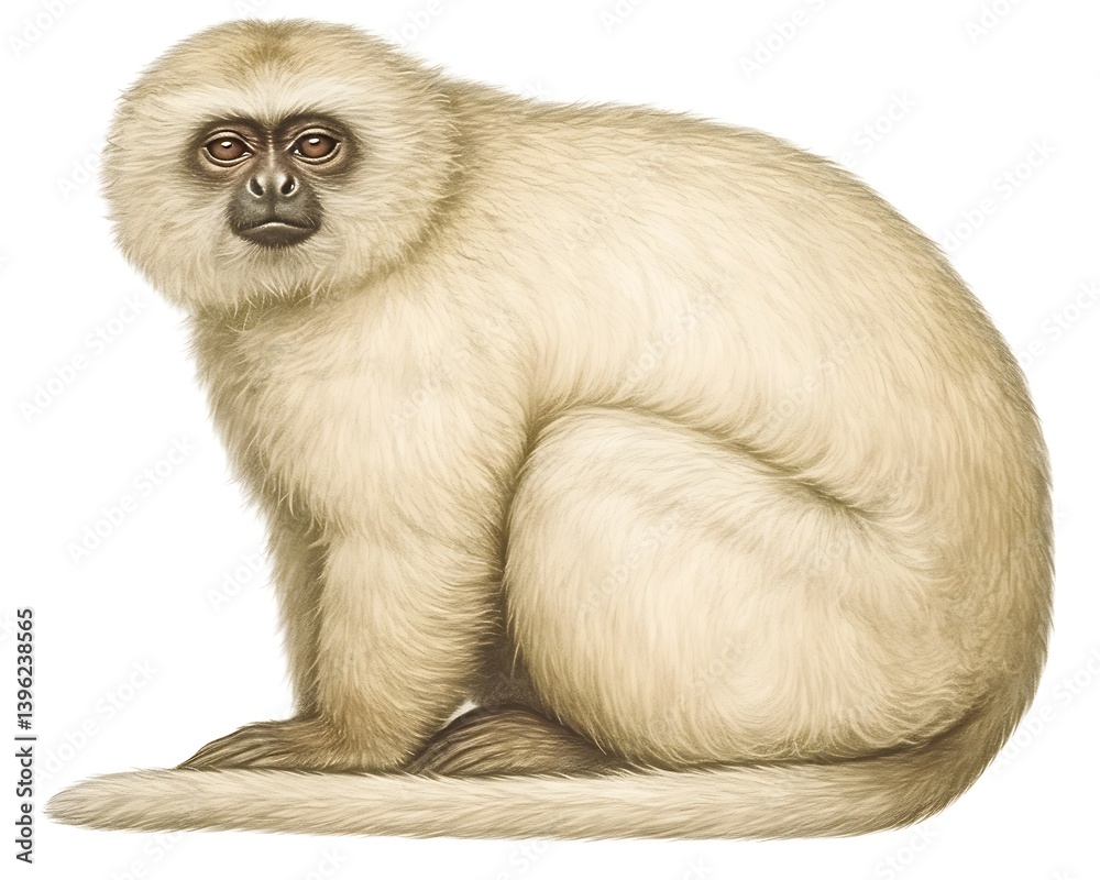 Obraz premium Monkey Portrait, Studio Shot