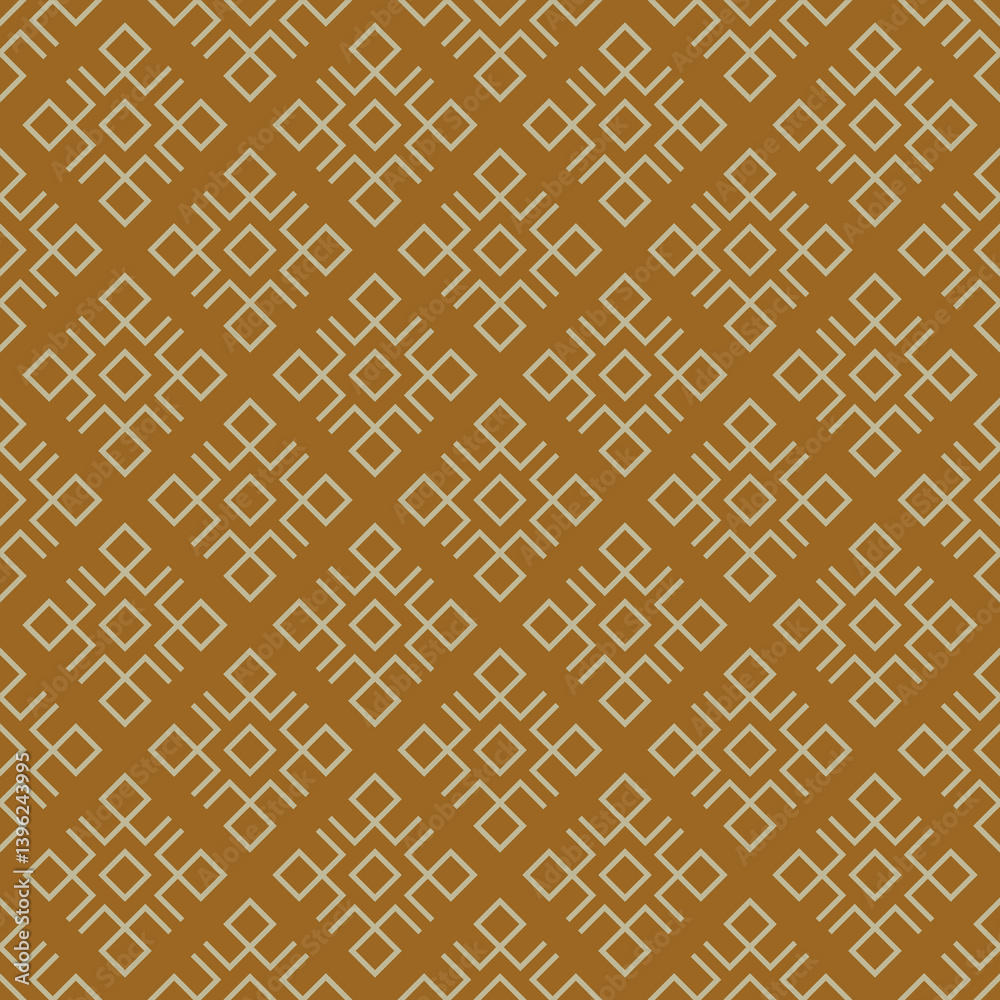 Geometric Textile Seamless Pattern Vector Background in Gold and Brown, Minimal Ethnic Style for Fabric, Wallpaper, Poster, Graphic Design, and Print Use Geometric Textile Seamless Pattern Vector Background in Gold and Brown, Minimal Ethnic Style for Fabric, Wallpaper, Poster, Graphic Design, and Print Use