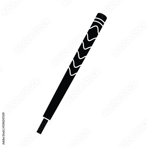 Black And White Golf Club Graphic Illustration For Sport And Recreation