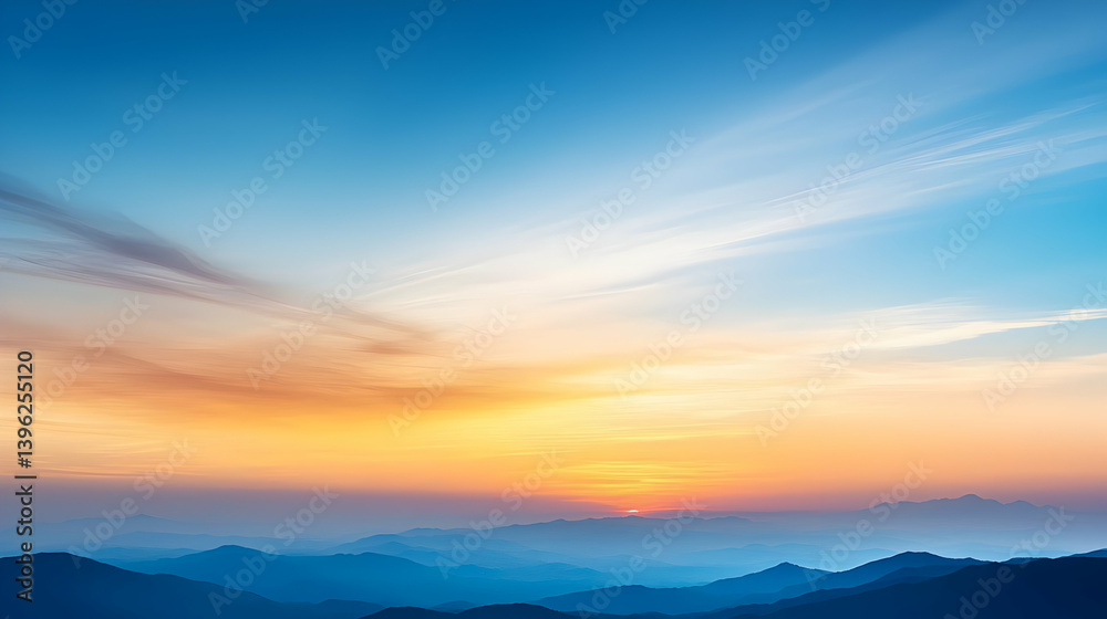 Fototapeta premium Sunrise Over City Skyline