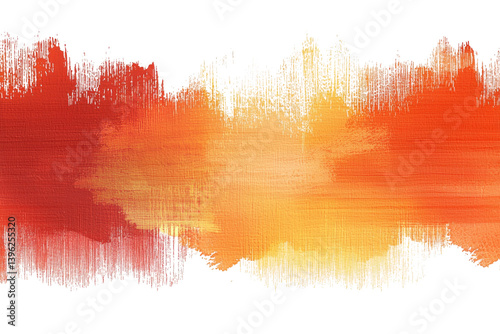 A burst of sunset colors reminiscent of fire and warmth elegantly blend in abstract strokes