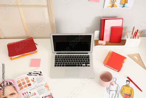 Fashion designer's workplac...