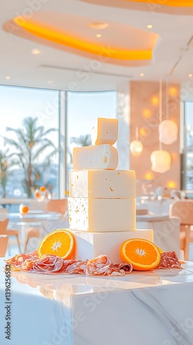 Cheese Display, Modern Cafe