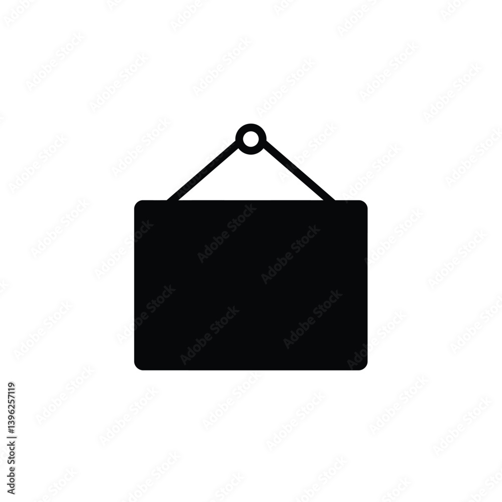 Black Shop Signboard Icon On White Background Vector Illustration Design Black Shop Signboard Icon On White Background Vector Illustration Design