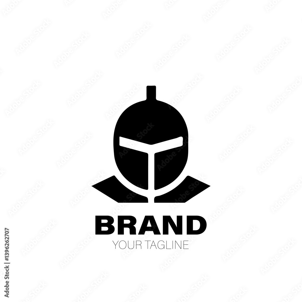 Fototapeta premium Knight Logo. Knight Logo Design. Knight Logo Brand. Knight Logo Vector Design Isolated on White Background