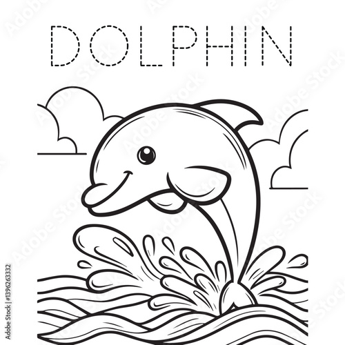 drawing dolphin