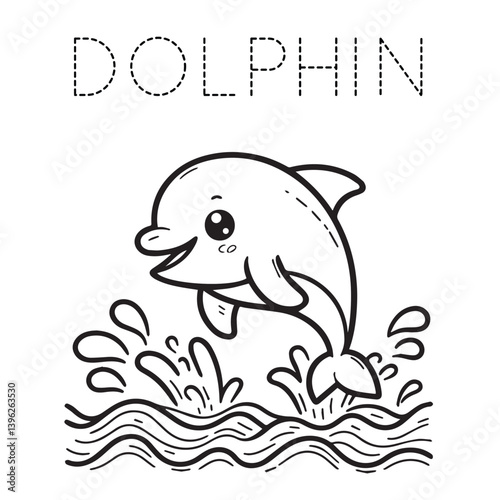 drawing dolphin