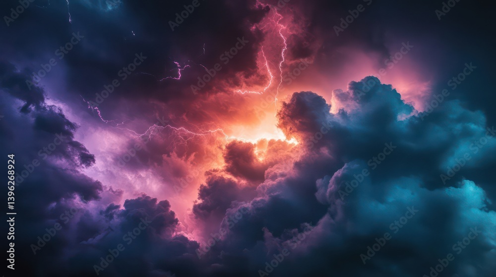 Colorful nebula space background Colorful nebula space background