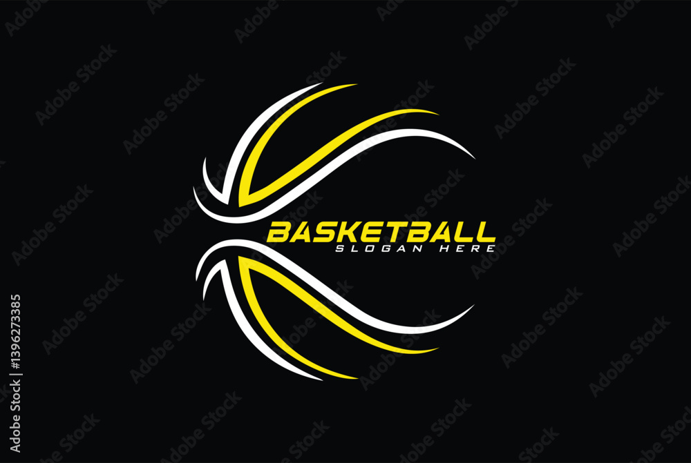 Obraz premium Basketball logo badge template - sports logo