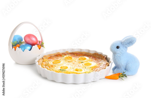 Delicious Easter egg tart w...