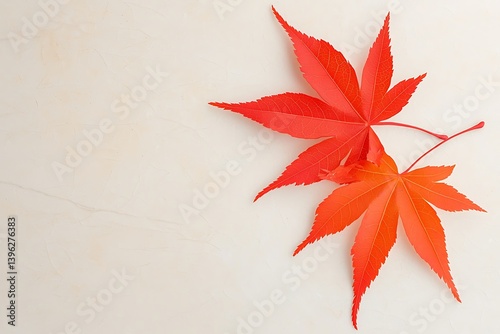 Autumn Leaves on Marble