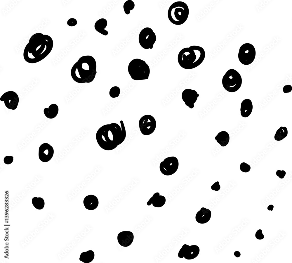Dense Miniature Dot Scatter with Even Distribution Dense Miniature Dot Scatter with Even Distribution