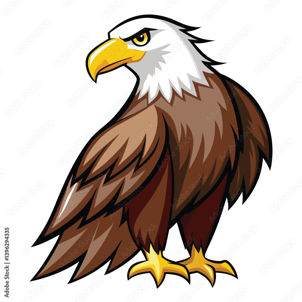Eagle isolated on white background Eagle isolated on white background