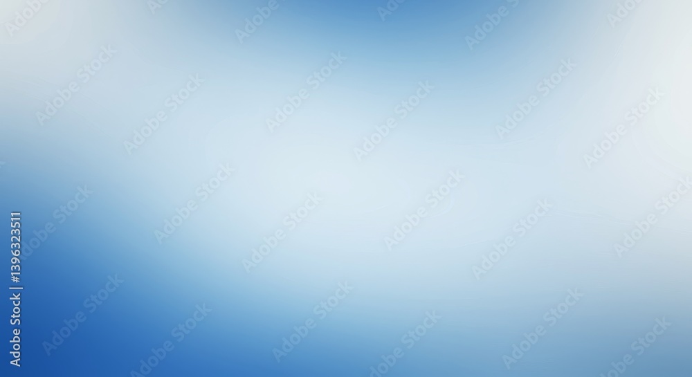 Fototapeta premium Abstract light blue and white blurred gradient background with smooth transition effect