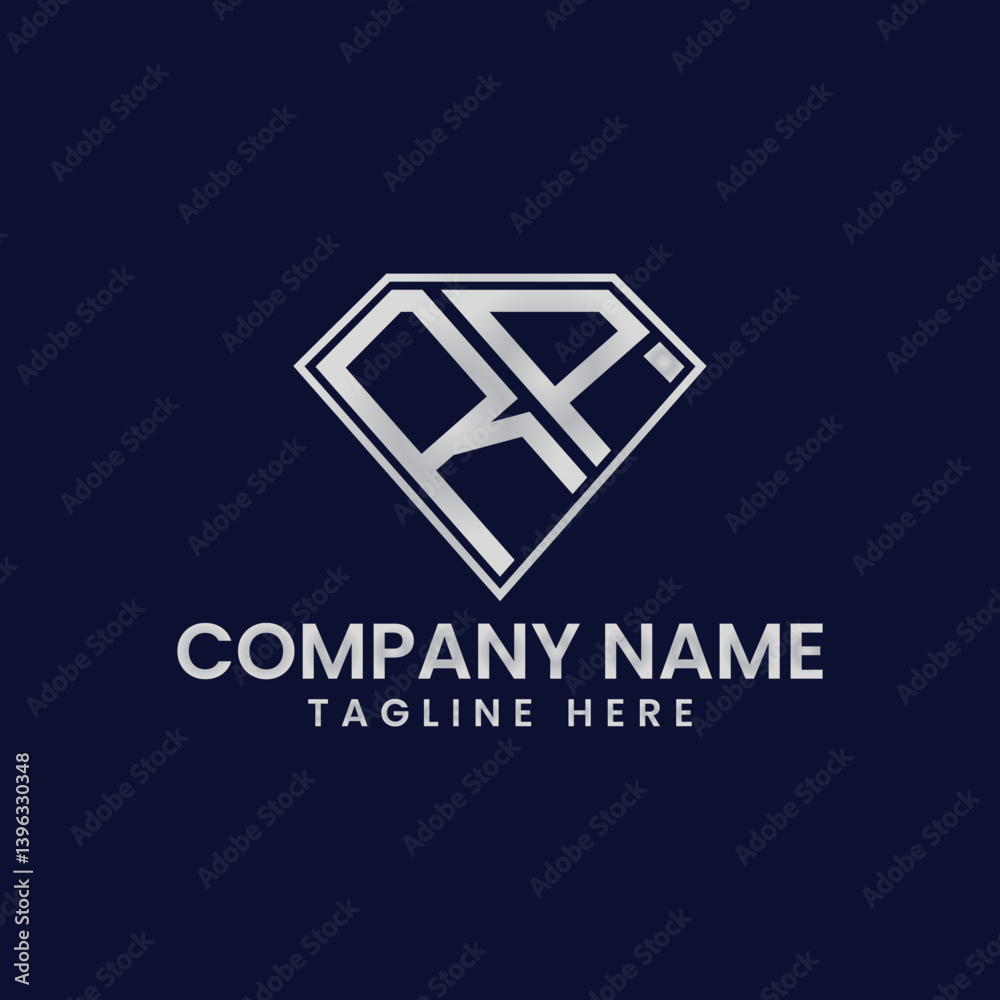 Simple Letter Logo in Diamond Frame Simple Letter Logo in Diamond Frame