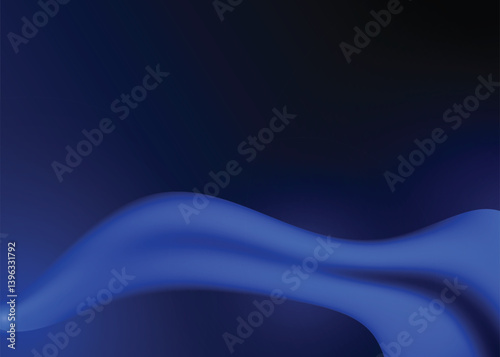 Abstract blue wave background