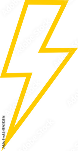 Lightning Bolt Clipart vector illustration	
