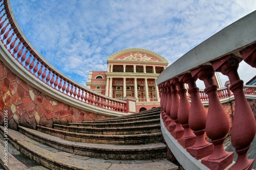 Teatro Amazonas is one of the most important theaters in Brazil and the main postcard of the city of Manaus. Located in Largo de São Sebastião, in the Historic Center, it was opened in 1896 to serve