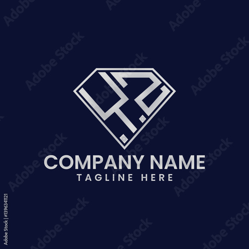 Free Download Simple Letter Logo in Diamond Frame - GFXLoad