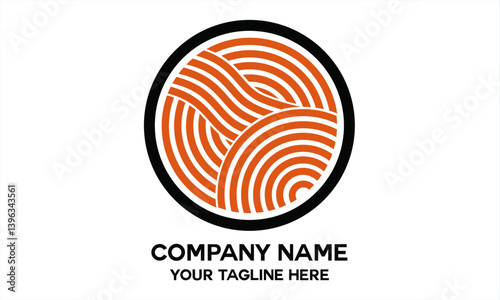 simple noodle symbol logo vector