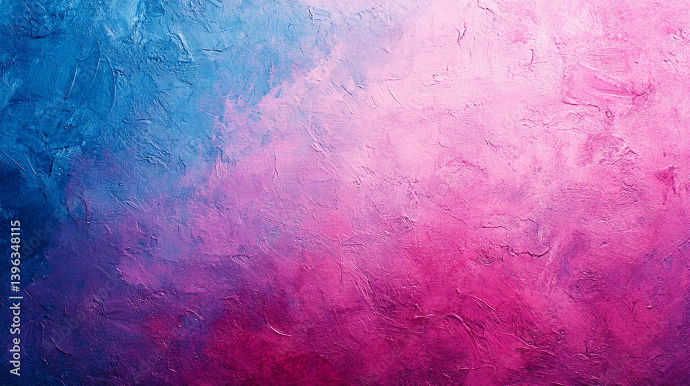 A vibrant gradient blend of pink, purple, magenta, and blue with a grainy texture, creating a modern, simple, and bright tone for an empty, blank space suitable for design elements
