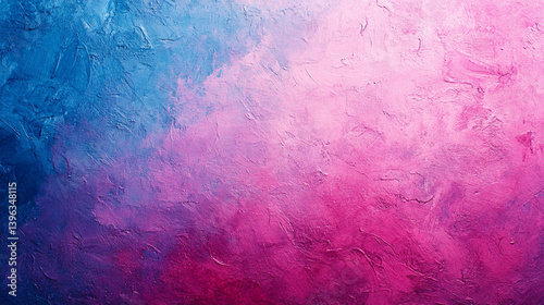 Obraz na płótnie A vibrant gradient blend of pink, purple, magenta, and blue with a grainy texture, creating a modern, simple, and bright tone for an empty, blank space suitable for design elements w salonie