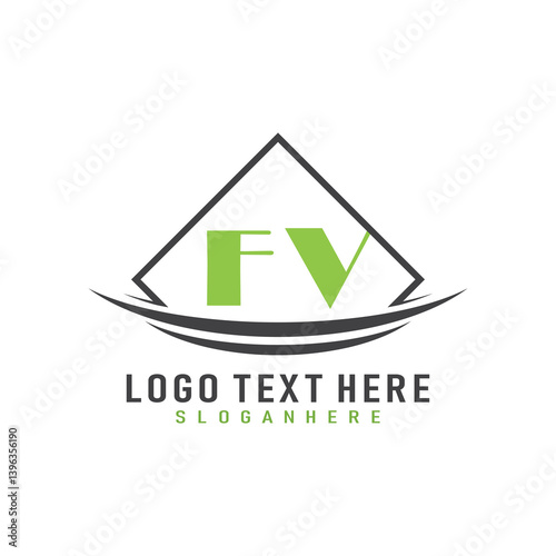 Free Download initial monogram logo with square style design. - GFXLoad