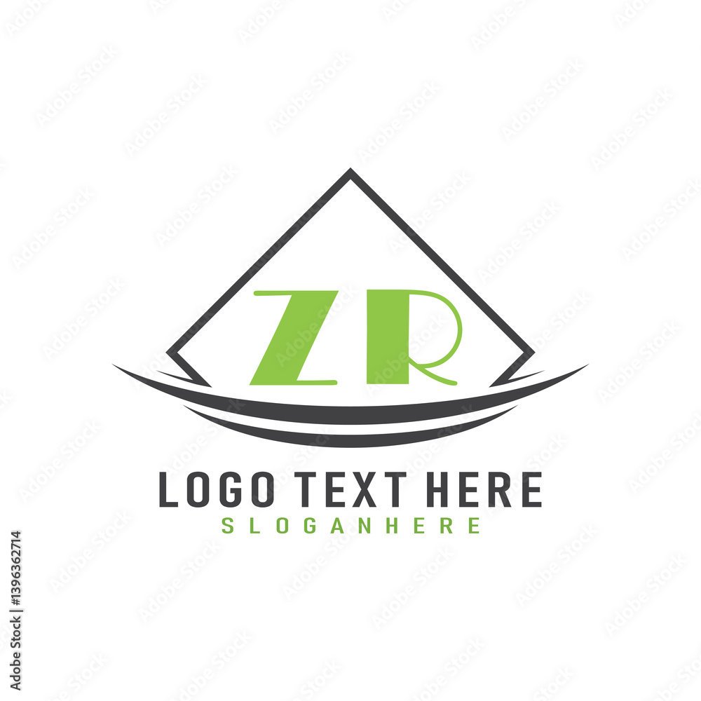 initial monogram logo with square style design. initial monogram logo with square style design.