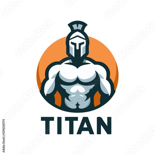 titan mascot logo vector illustration