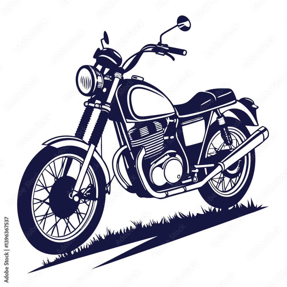 Fototapeta premium motor bike vector illustration