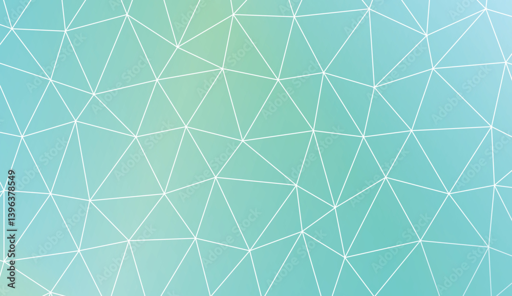 Fototapeta premium Abstract polygonal template. Design for flyer, wallpaper, presentation, paper. Vector illustration. Creative gradient color.