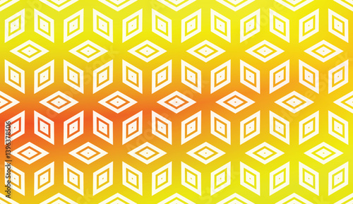 Layout With Curved Line. Abstract Hipster Pattern. Gradient Background. Design For Screen, Presentation, Wallpaper. Holiday Object. Vector Illustration
