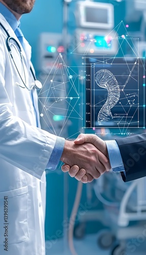 Doctors Handshake, Tech Hospital