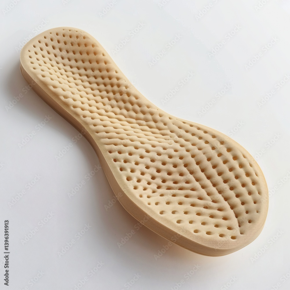 Orthopedic insoles with anatomical shape on white background Orthopedic insoles with anatomical shape on white background
