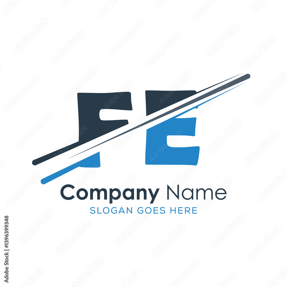initial monogram logo with letter style design initial monogram logo with letter style design