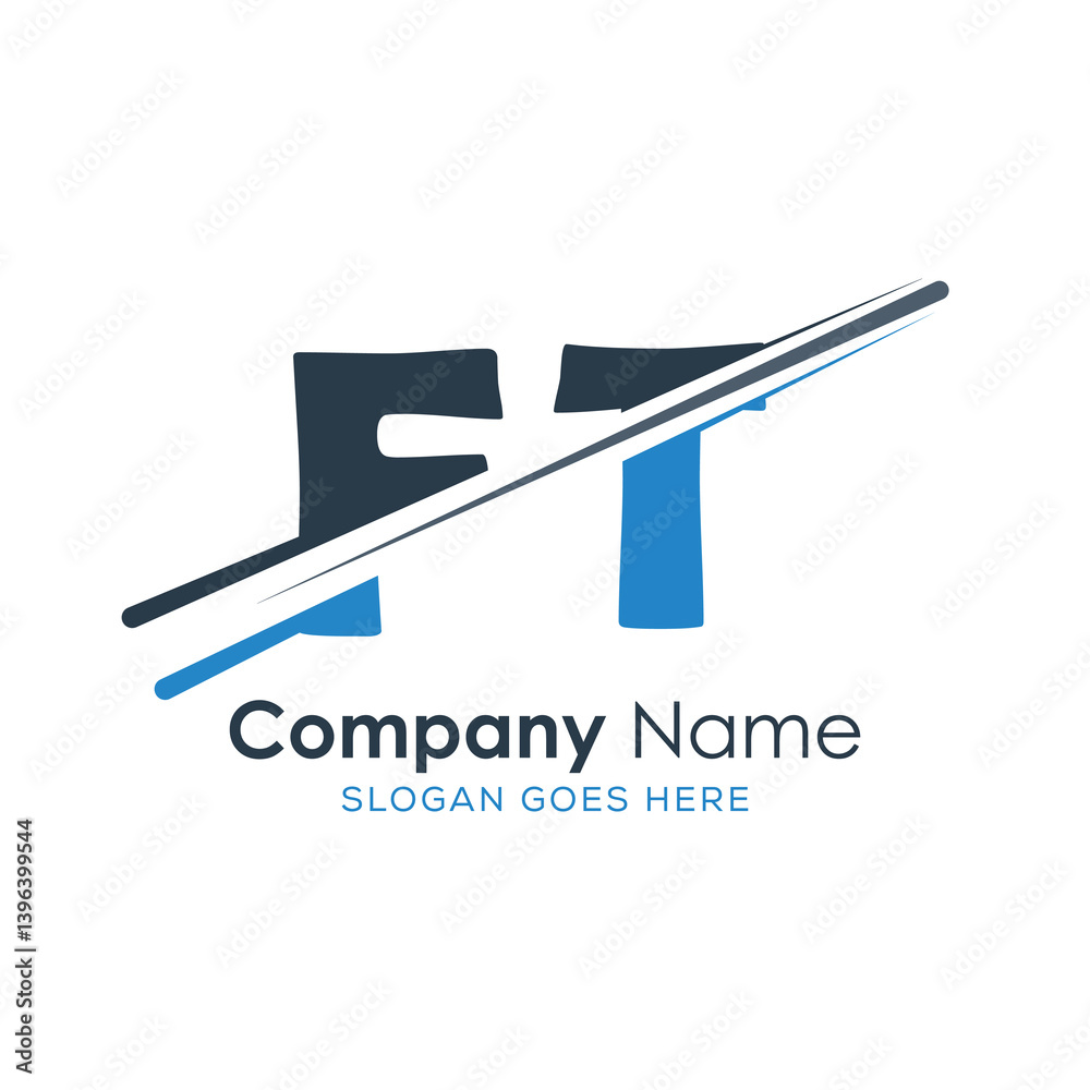 initial monogram logo with letter style design initial monogram logo with letter style design