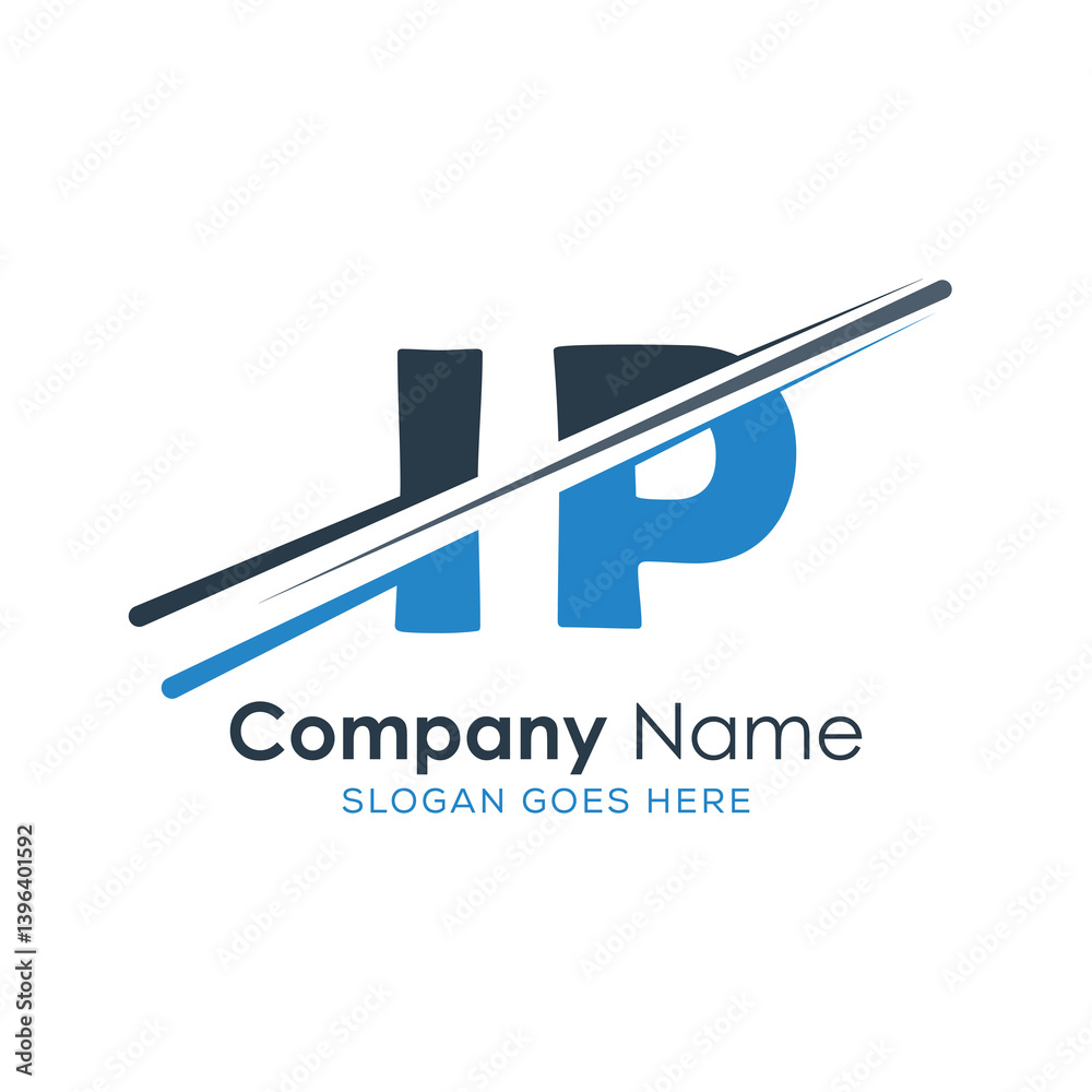 initial monogram logo with letter style design initial monogram logo with letter style design