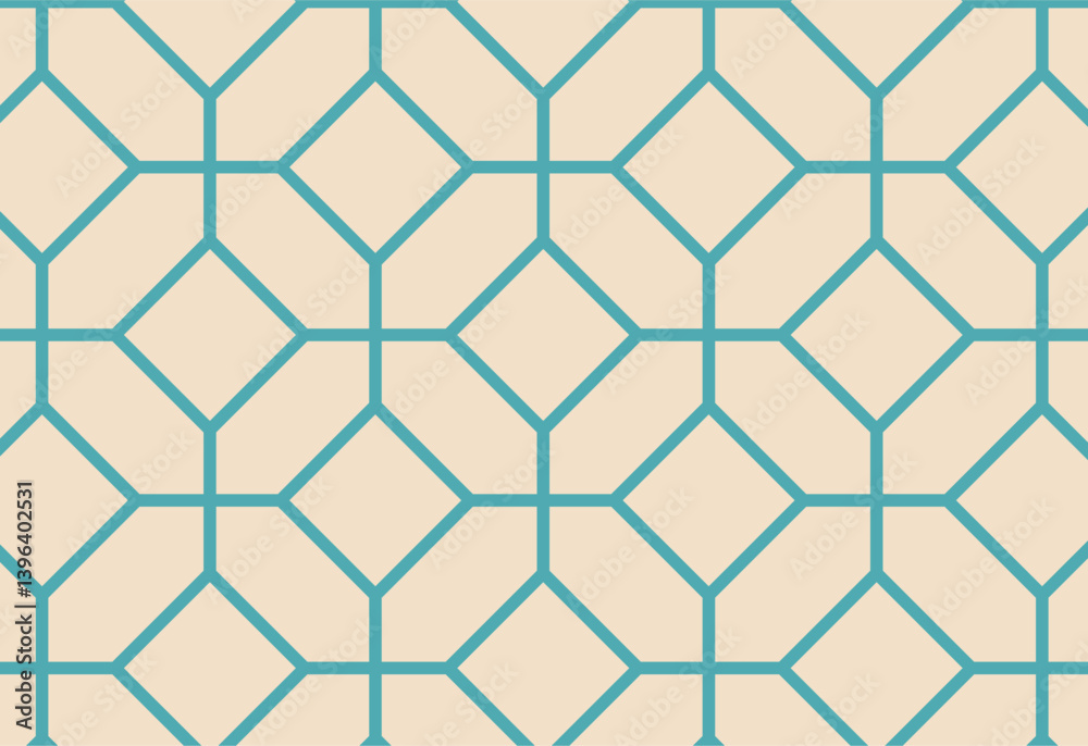 Fototapeta premium Seamless pattern. Modern stylish texture. Repeating geometric background. Linear graphic design.