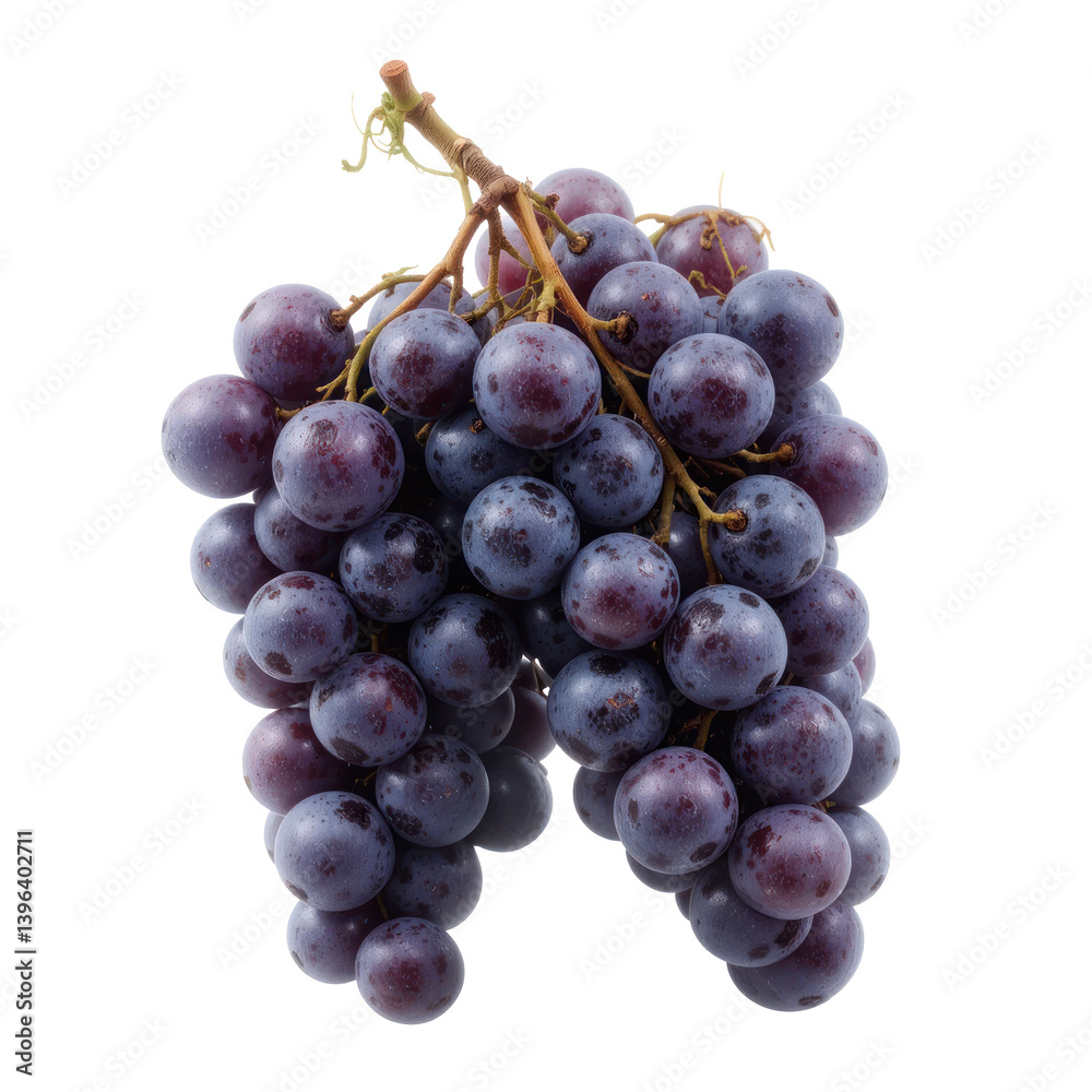 bunch of grapes with leaves isolated on transparent or white background bunch of grapes with leaves isolated on transparent or white background