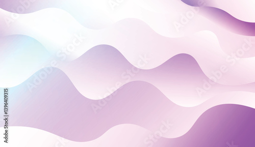 Modern Background With Wave Gradient Shape. For Your Design Wallpapers Presentation. Vector Illustration with Color Gradient.