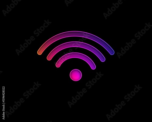 Wifi Signal Gradient Icon