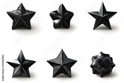 Black Star Design Variations