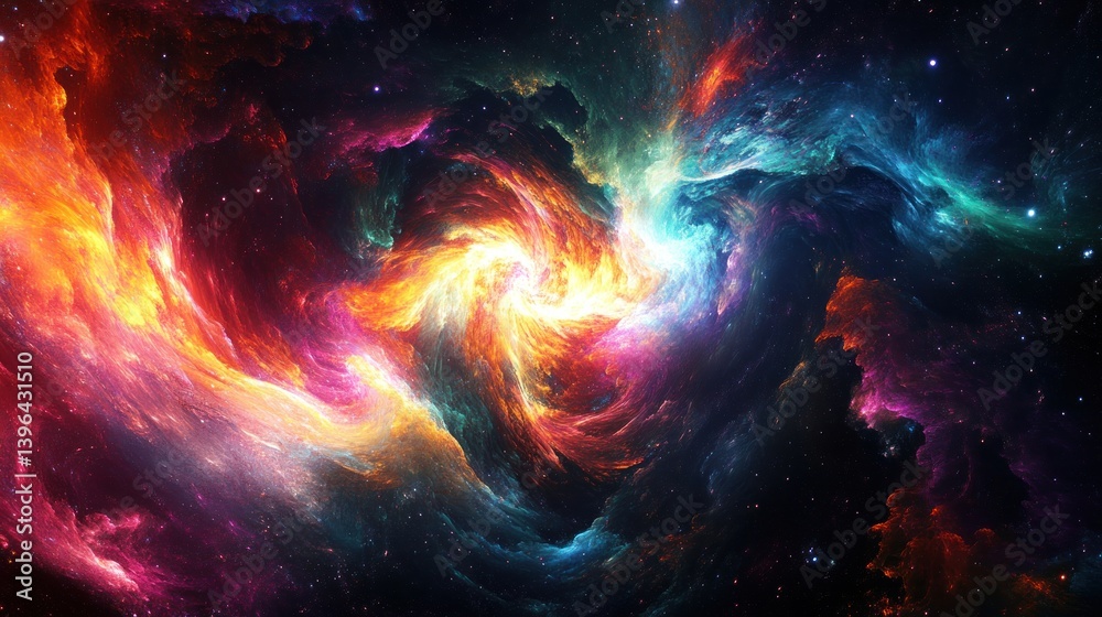 A galaxy of swirling multicolored light waves, infinite and mesmerizing, --ar 16:9 --v 6.1 Job ID: ed39dd2b-a0f9-4858-9812-ccbd39801b09 A galaxy of swirling multicolored light waves, infinite and mesmerizing, --ar 16:9 --v 6.1 Job ID: ed39dd2b-a0f9-4858-9812-ccbd39801b09