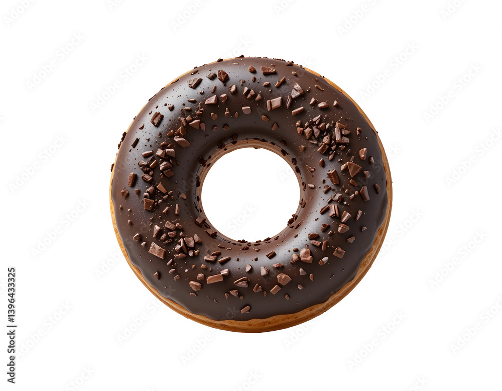 Delicious Chocolate Donut with Sprinkles on Transparent Background Perfect for Food and Beverage Advertising Delicious Chocolate Donut with Sprinkles on Transparent Background Perfect for Food and Beverage Advertising