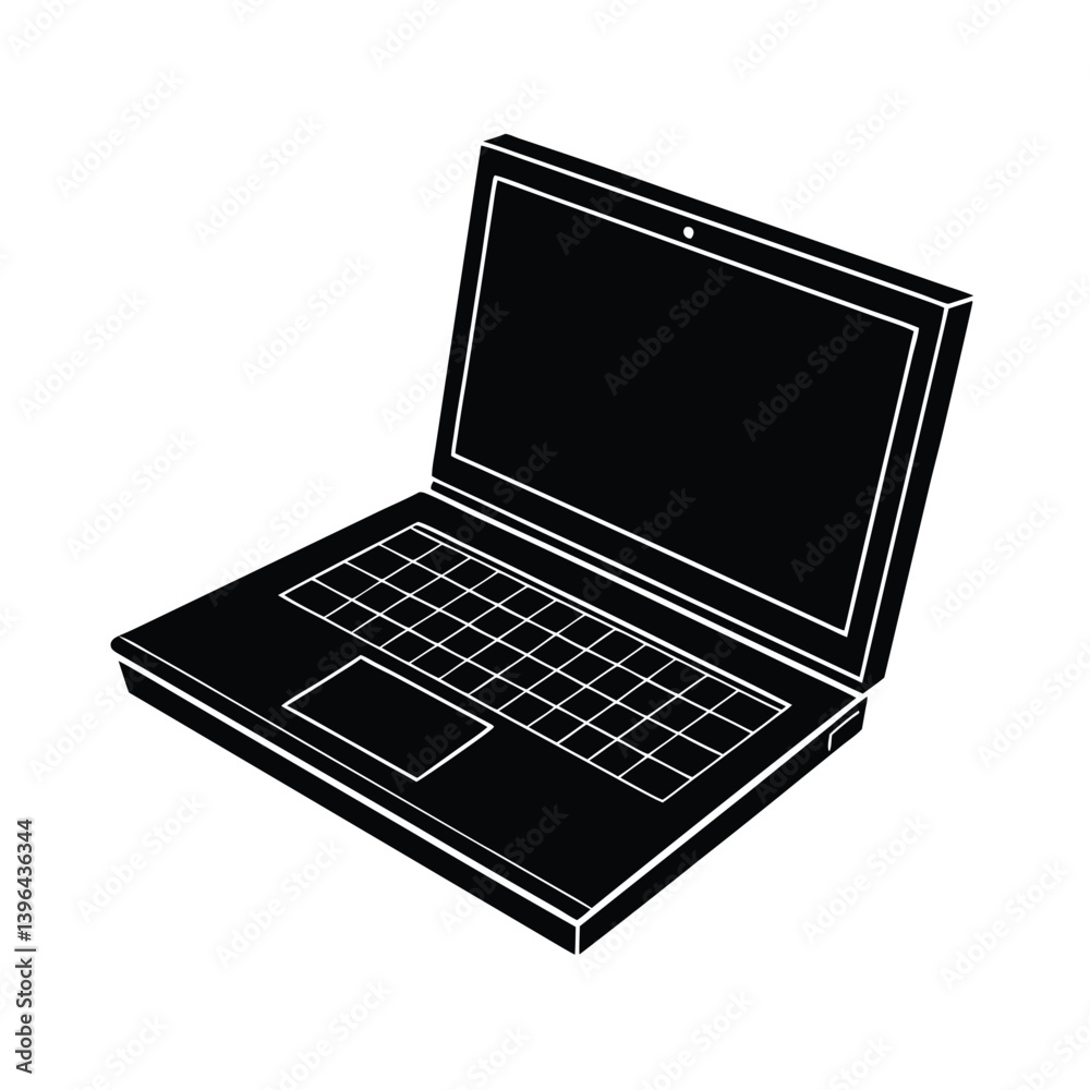 Laptop graphic for classroom technology or teacher digital tools Laptop graphic for classroom technology or teacher digital tools